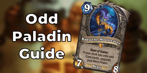 odd paladin wild|Odd Paladin Deck List Guide .